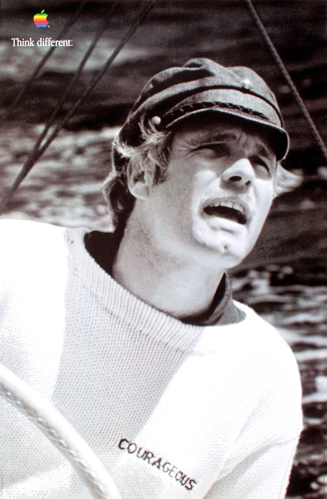 Think Different Poster Apple Computer Original 1998 - Ted Turner