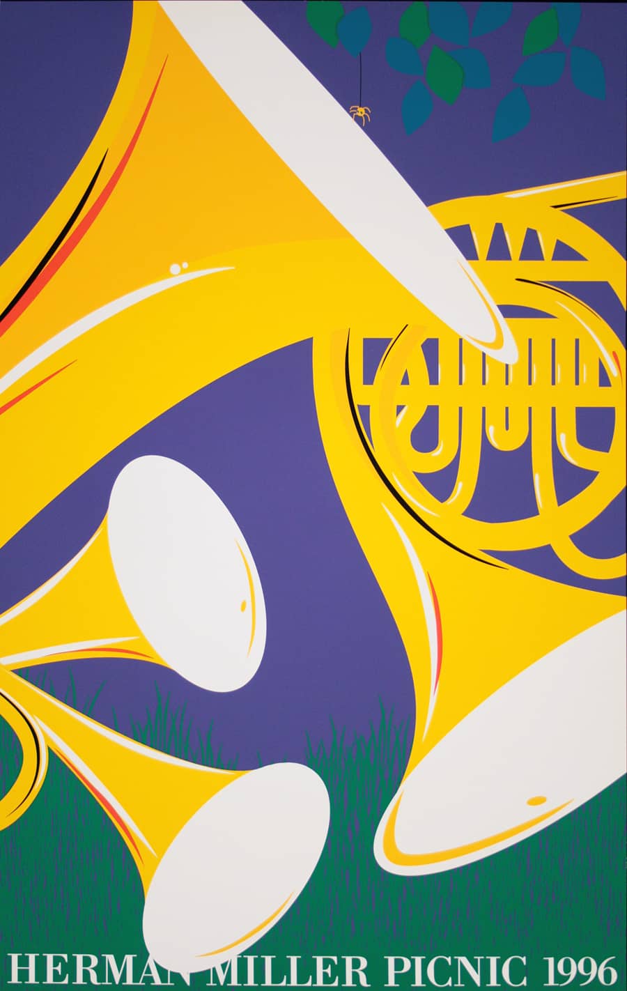 Original Herman Miller Poster 1996 by Steve Frykholm - Horn
