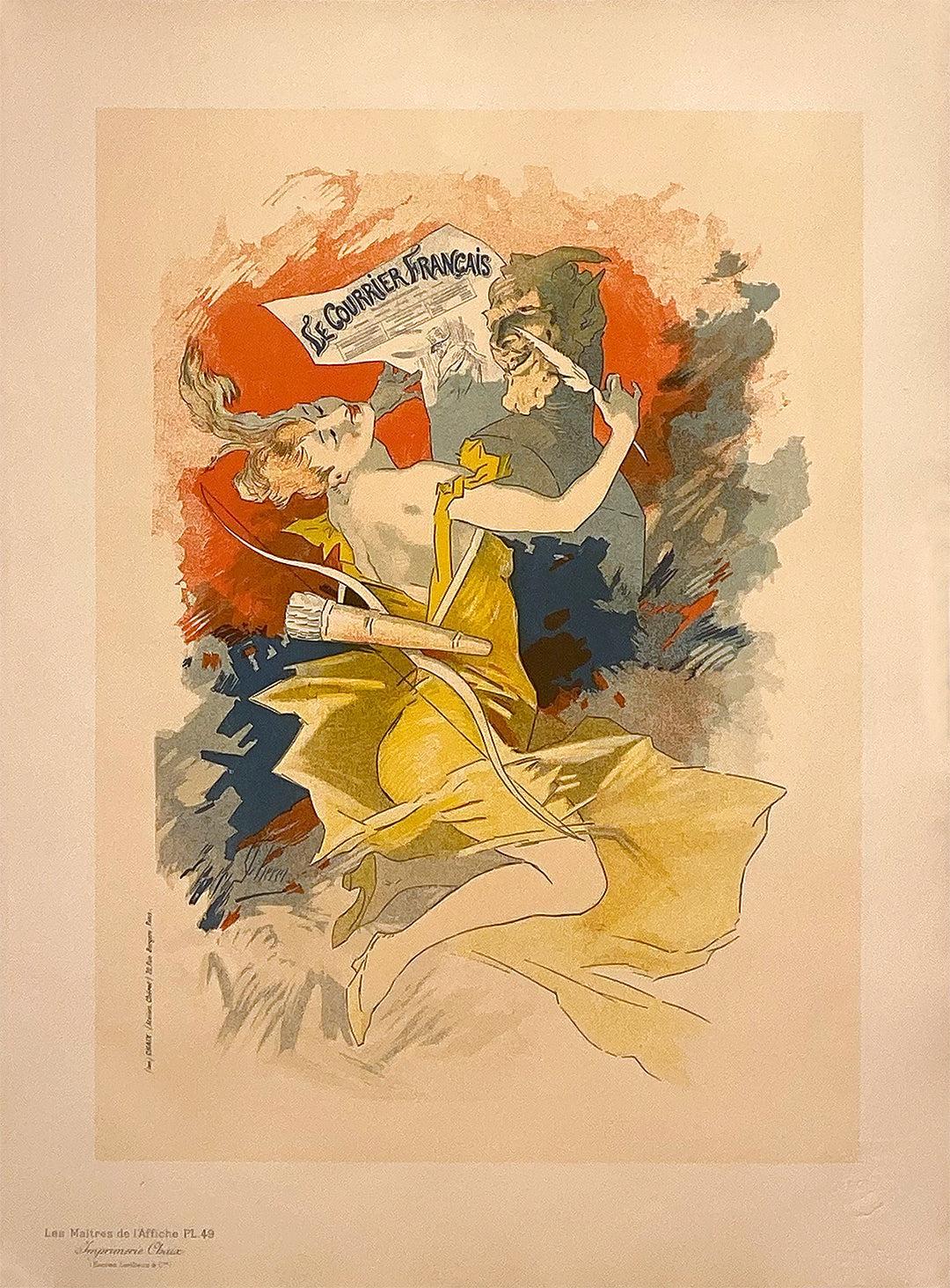 Original Maitres de L'Affiche Poster PL 49 - Le Courier Francais by Jules Cheret