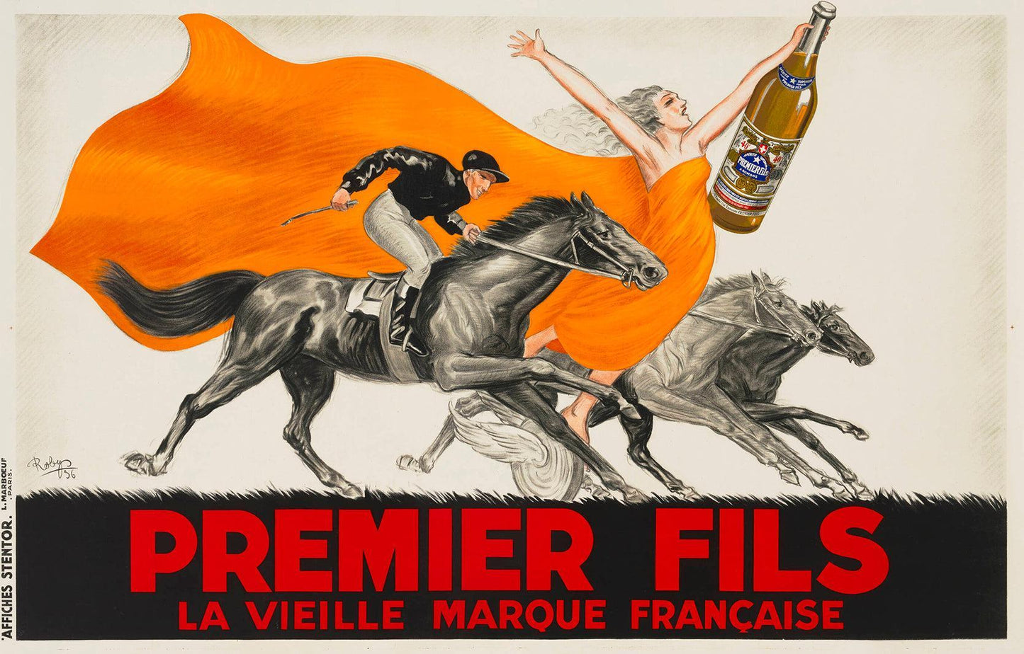 Original Vintage Premier Fils Poster by Robys 1936