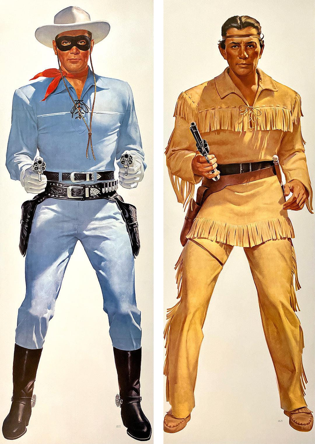 Set of The Lone Ranger and Tonto Original Vintage Posters - 1957