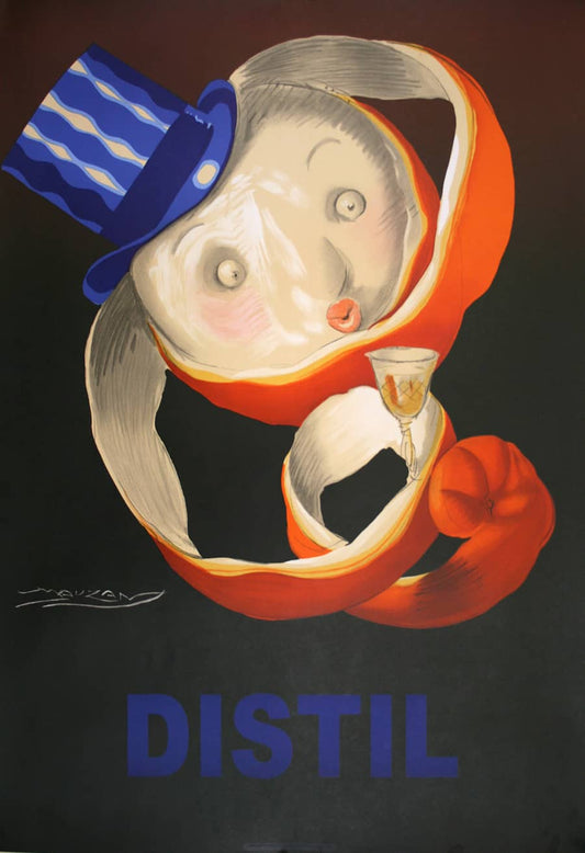 Vintage Poster Design by Mauzan for Distil Orange