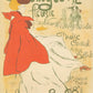 Rare Original Vintage Jacques Villon Poster Guingette Fleurie 1901