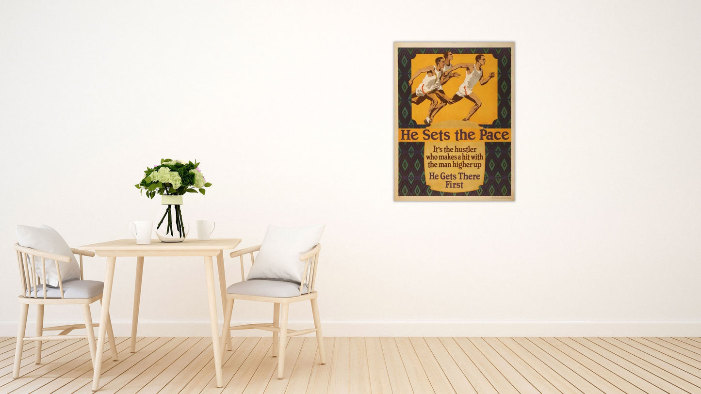 He Sets The Pace-Poster-The Ross Art Group