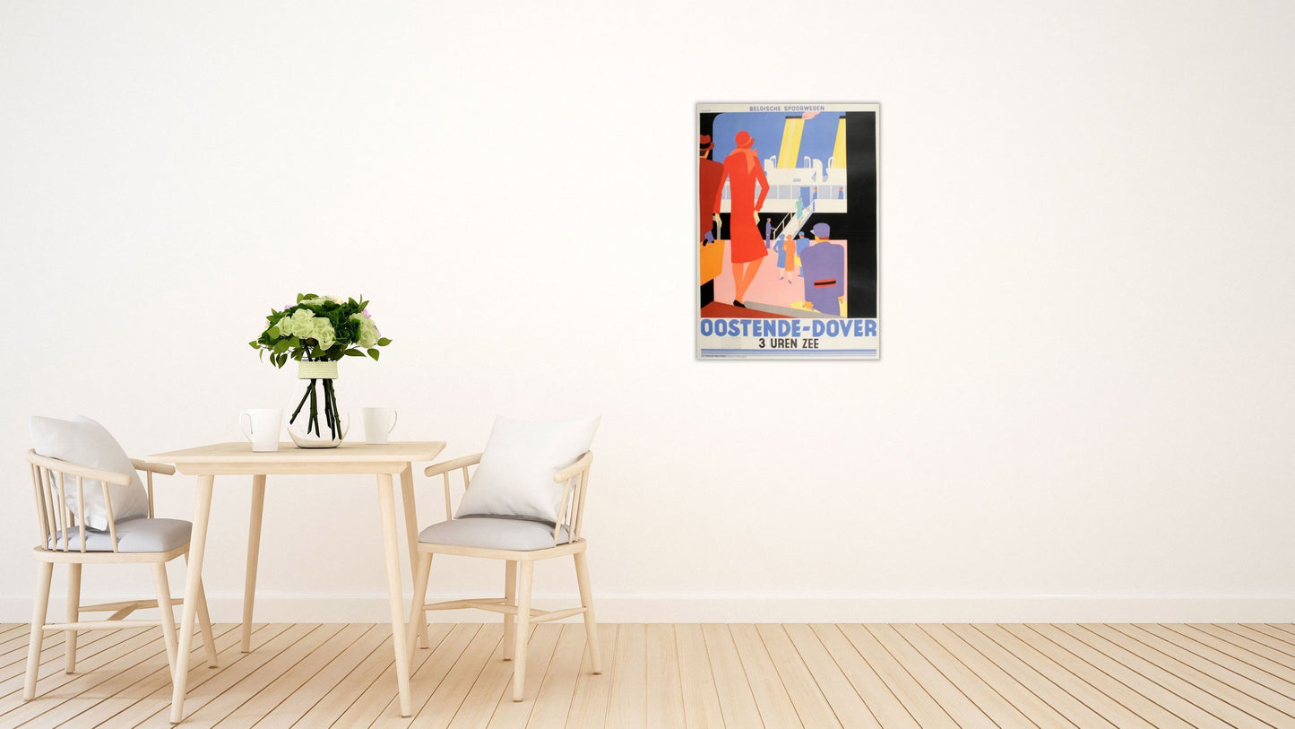 Oostende - Dover - Marfurt-Poster-The Ross Art Group