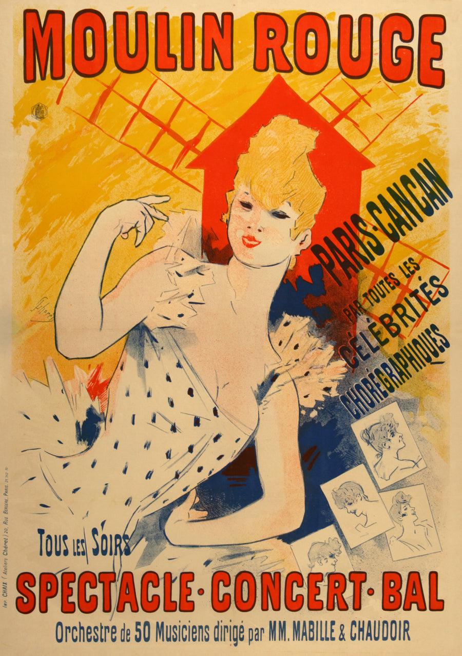 Toulouse-Lautrec & Cheret Moulin Rouge Posters