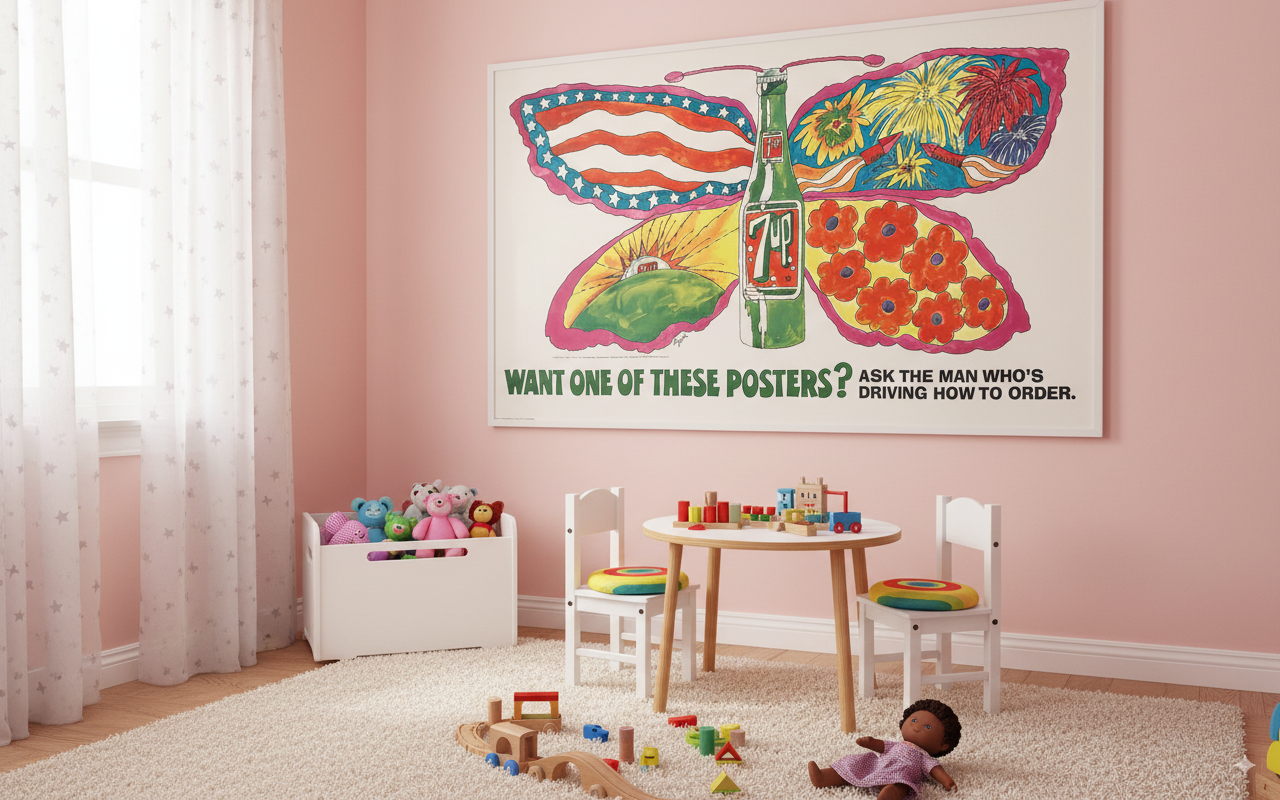 7 Up Butterfly - Large