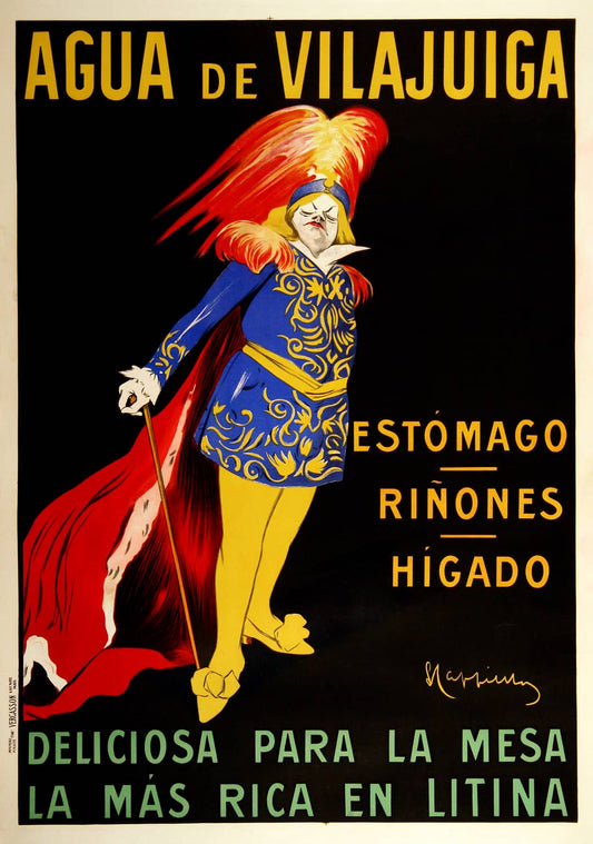 Original Poster by Leonetto Cappiello - Agua de Vilajuiga c1915