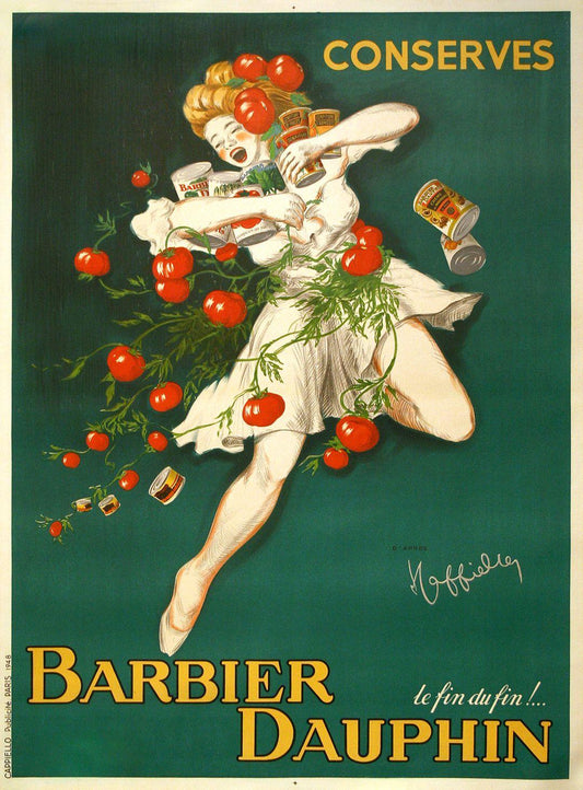 Original Barbier Dauphin Poster 1948 Created by Leonetto Cappiello