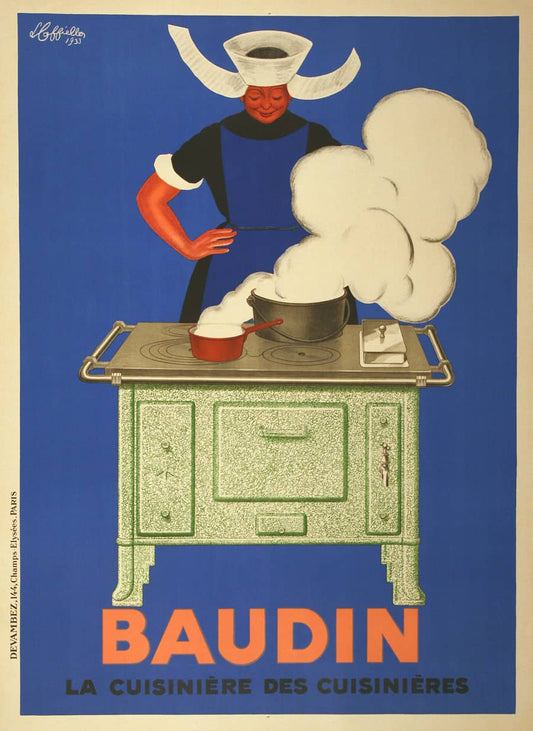 Original Vintage Baudin Poster 1933 by Cappiello