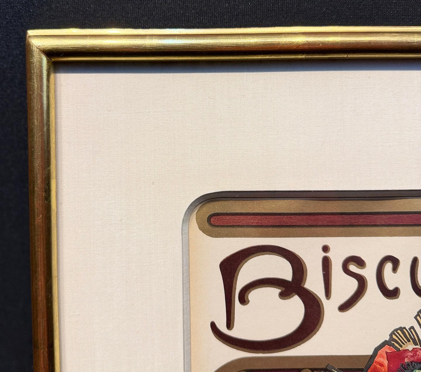 Biscuits Lefevre Utile Framed