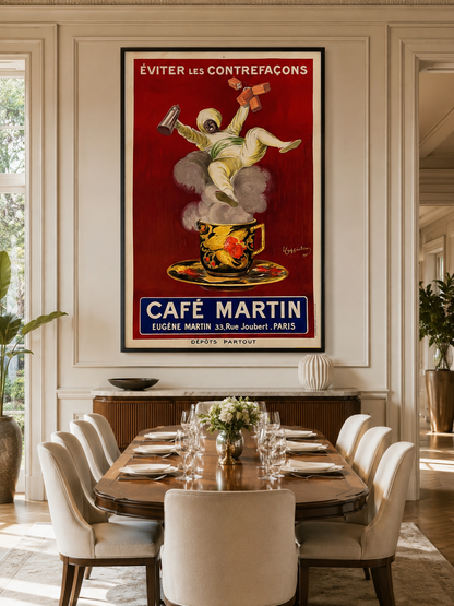 Cafe' Martin - Cappiello Oversized