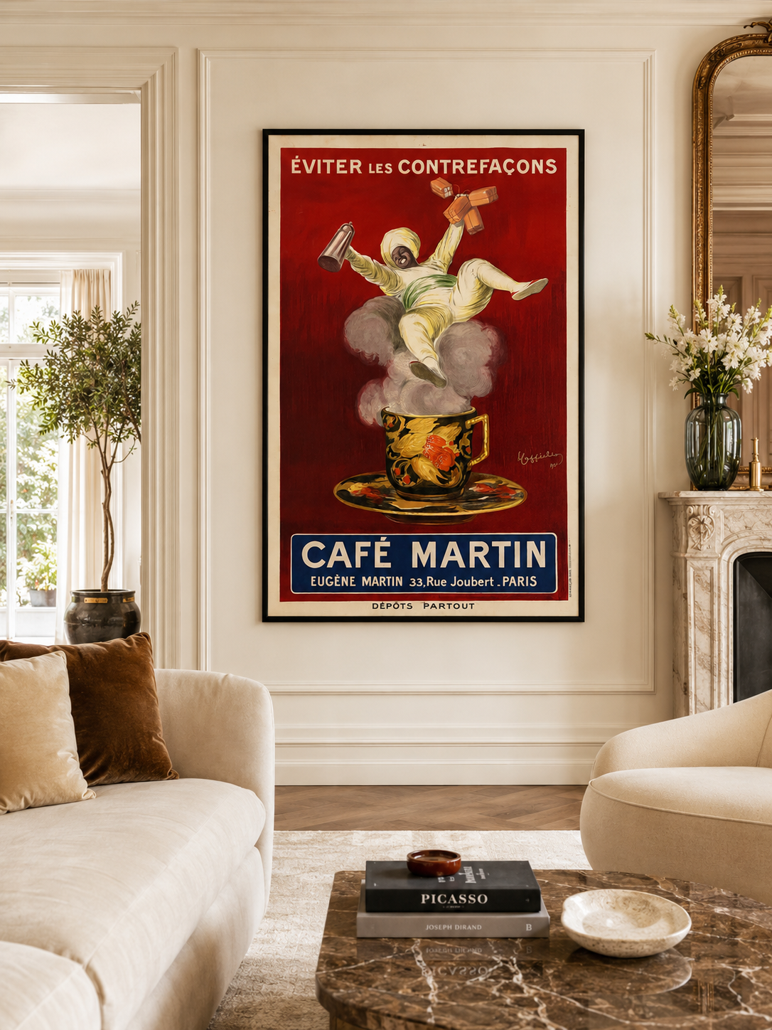 Cafe' Martin - Cappiello Oversized