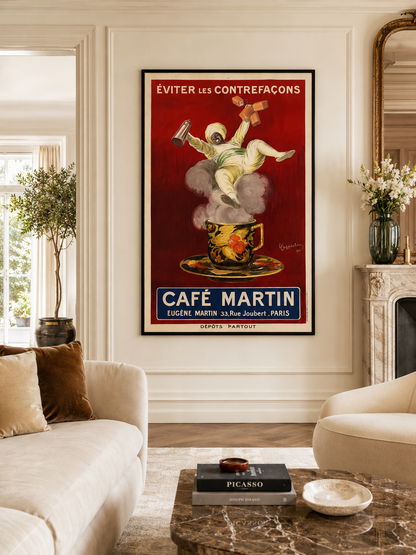 Cafe' Martin - Cappiello Oversized
