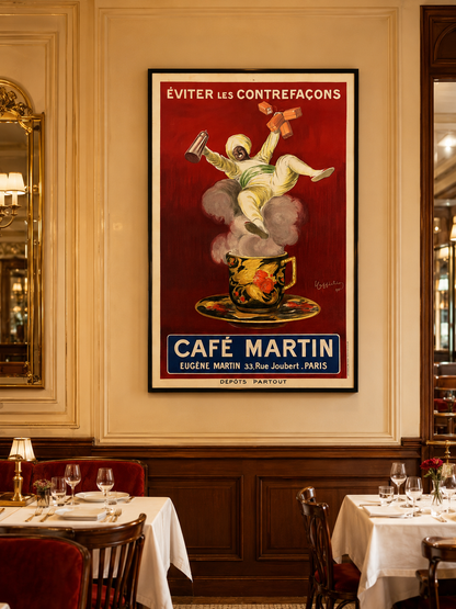 Cafe' Martin - Cappiello Oversized