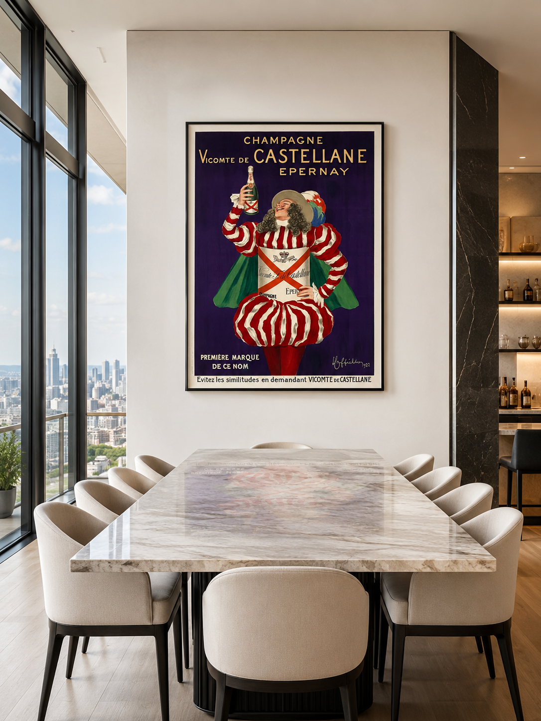 Champagne Vicomte de Castellane - Cappiello