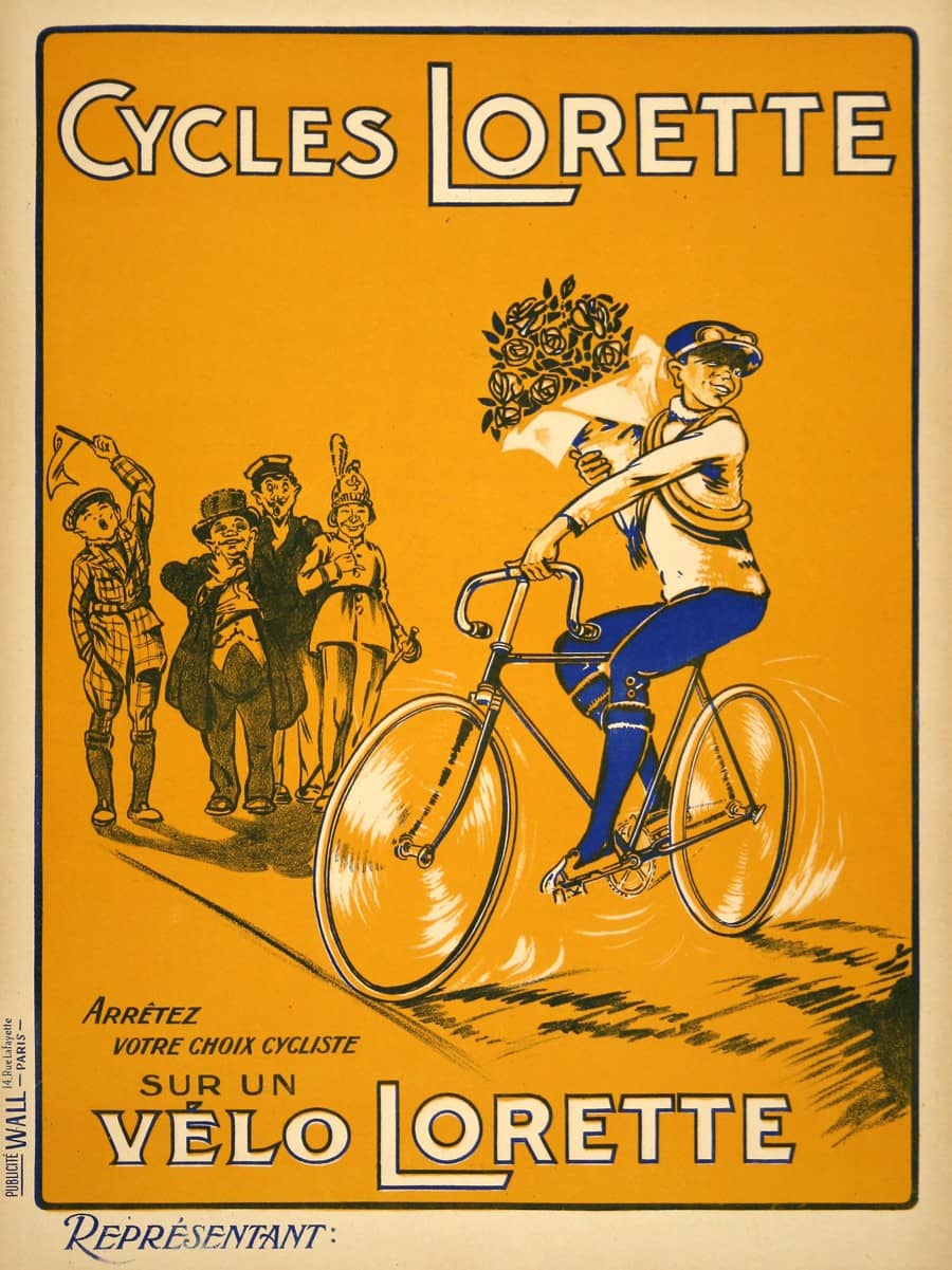 Cycles Lorette 1930 Original French Vintage Poster