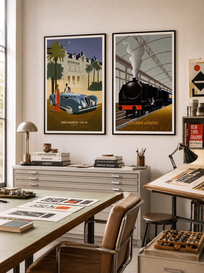 Golden Arrow - Hand Signed by Fix Masseau