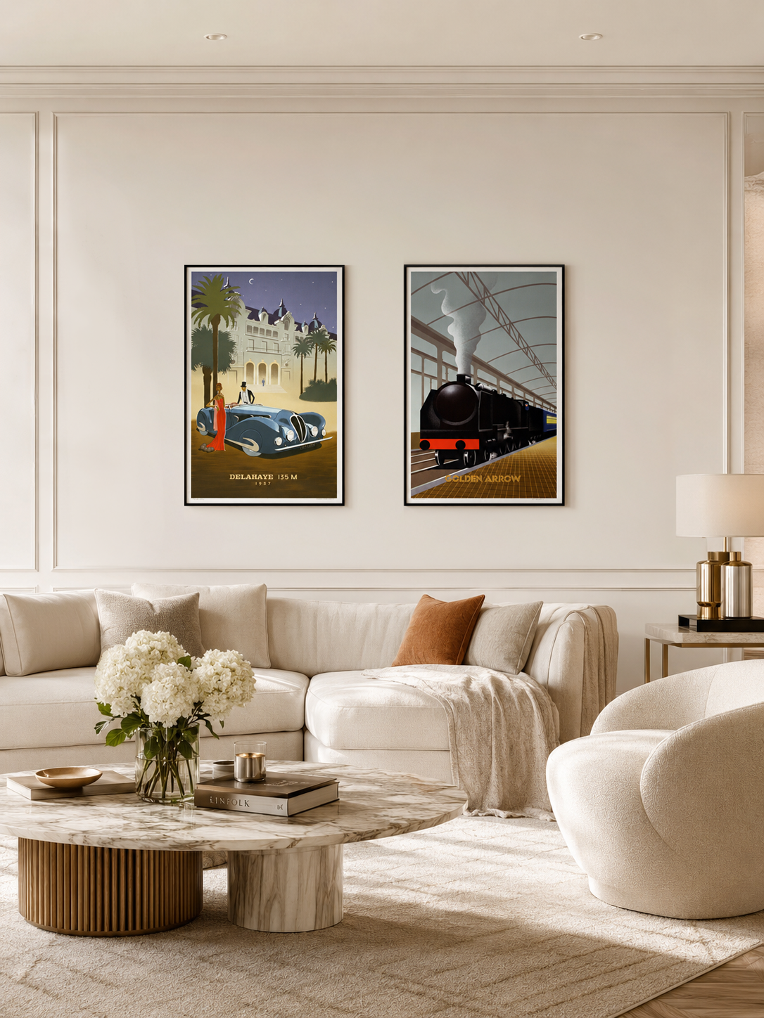 Golden Arrow - Hand Signed by Fix Masseau