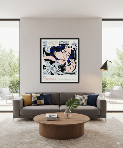 Drowning Girl - Lichtenstein