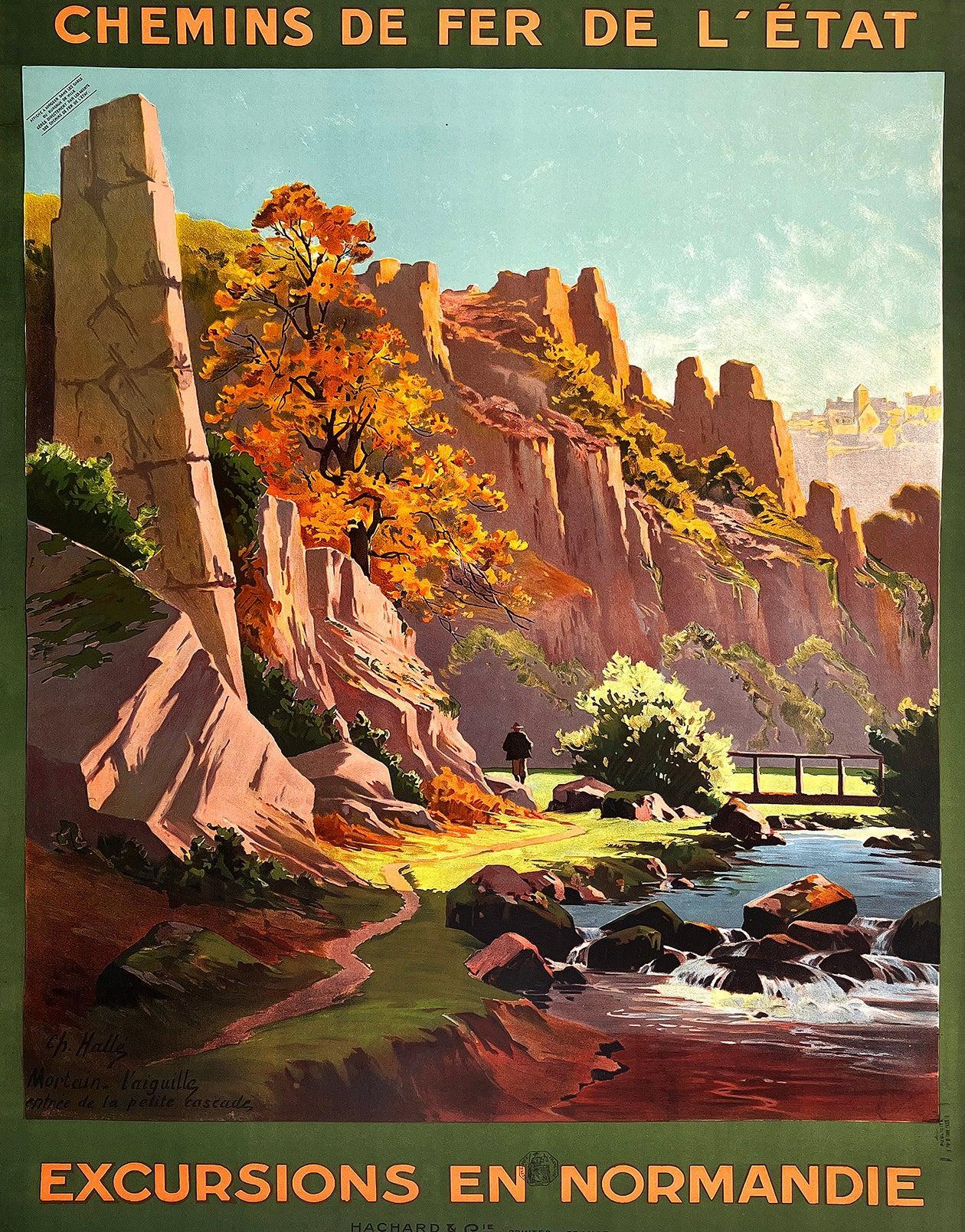 Original 1903 French Poster for Travel to Alsace by Grenier
