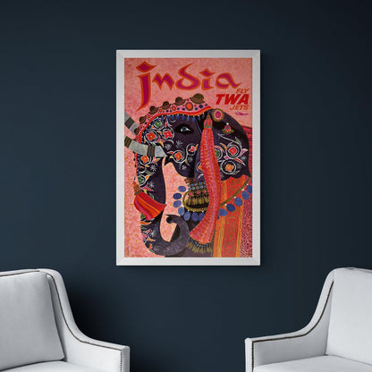 Fly TWA Jets - India Pink Elephant