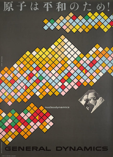 PUB GENERAL DYNAMICS Refk-POSTER 50x70cm d'une AFFICHE VINTAGE