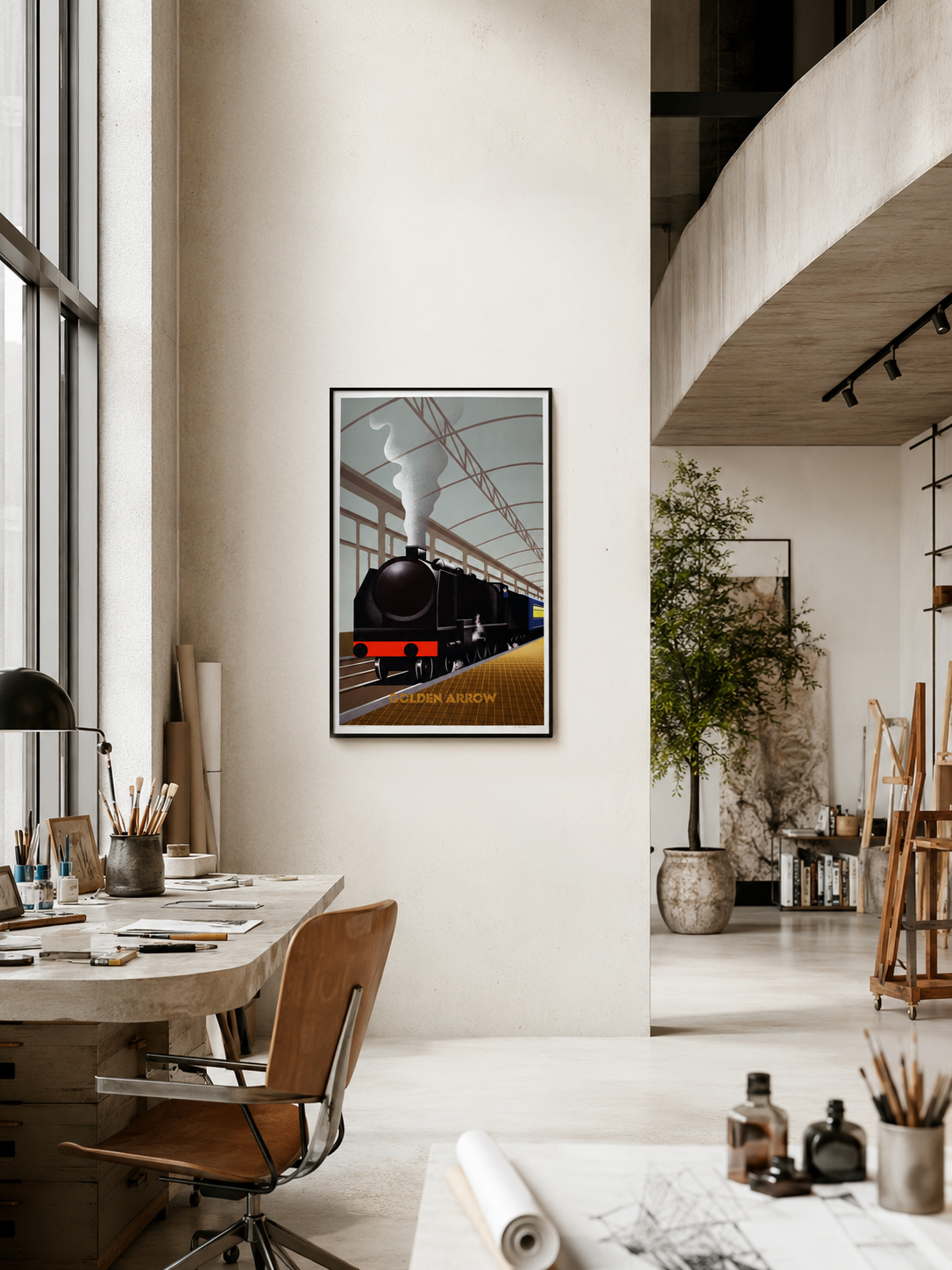 Golden Arrow - Hand Signed by Fix Masseau