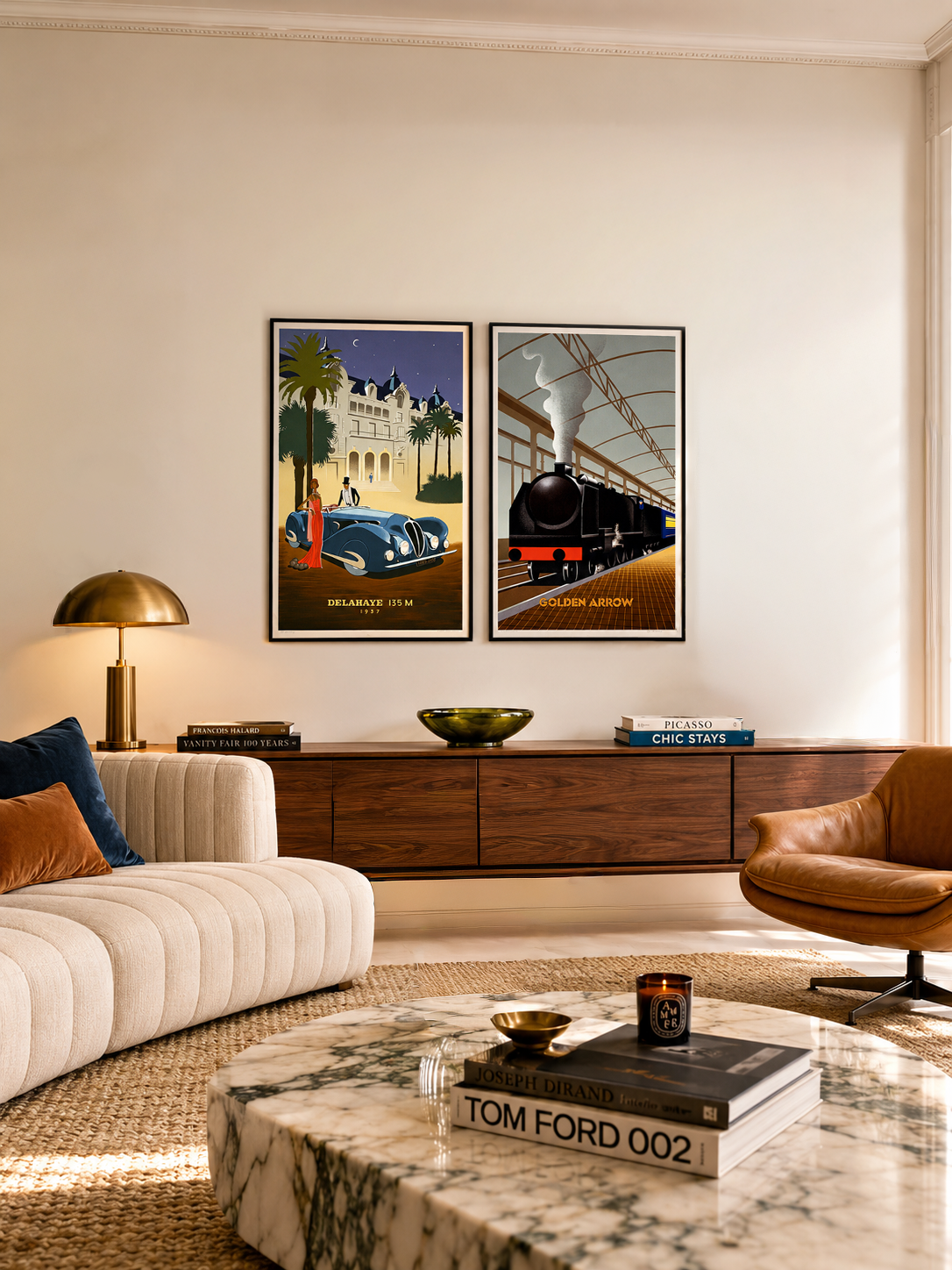Golden Arrow - Hand Signed by Fix Masseau