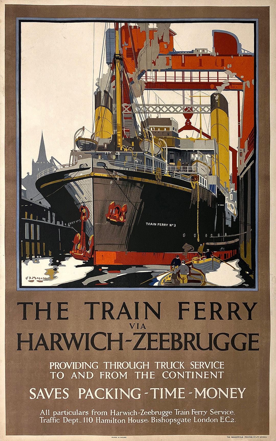 Harwich Zeebrugge - Train Ferry No. 3 - Brown