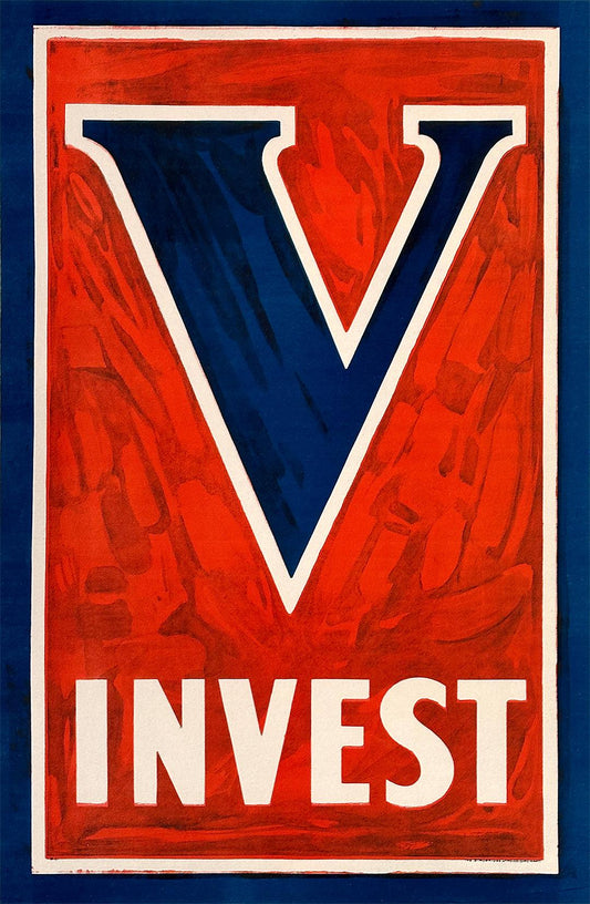 Original Vintage WWI Poster Invest Victory Liberty Loan 1919