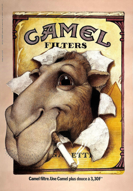 Original Vintage Joe Camel Poster c1975