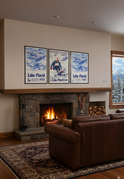 Lake Placid 1980 -  Skier Text