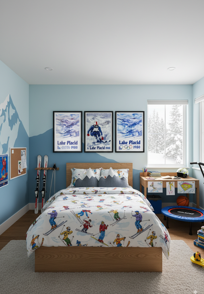 Lake Placid 1980 -  Skier Text