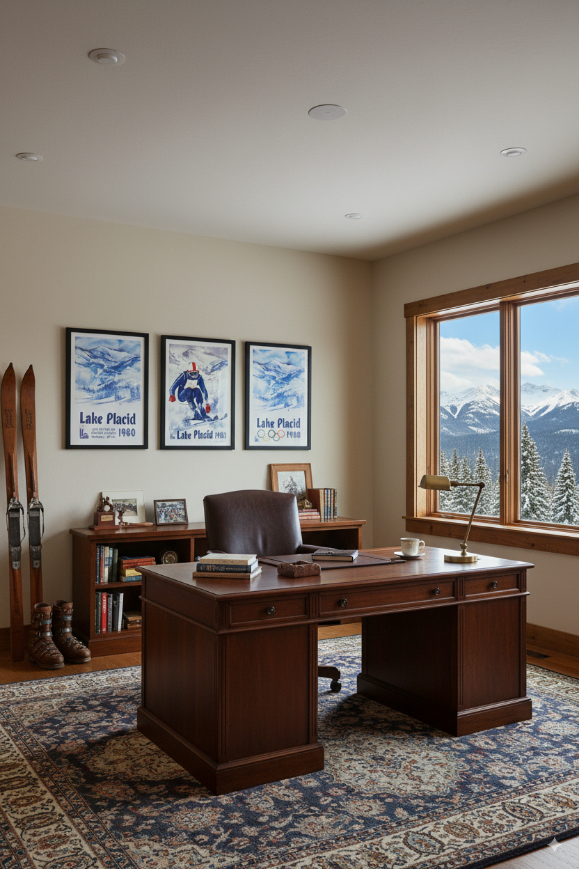 Lake Placid 1980 -  Skier Text