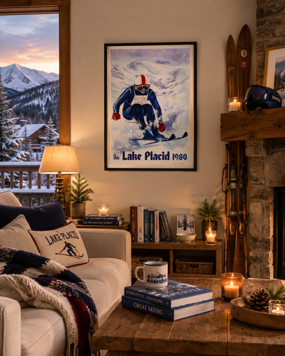 Lake Placid 1980 -  Skier Text