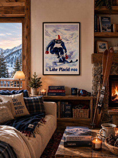 Lake Placid 1980 -  Skier Text