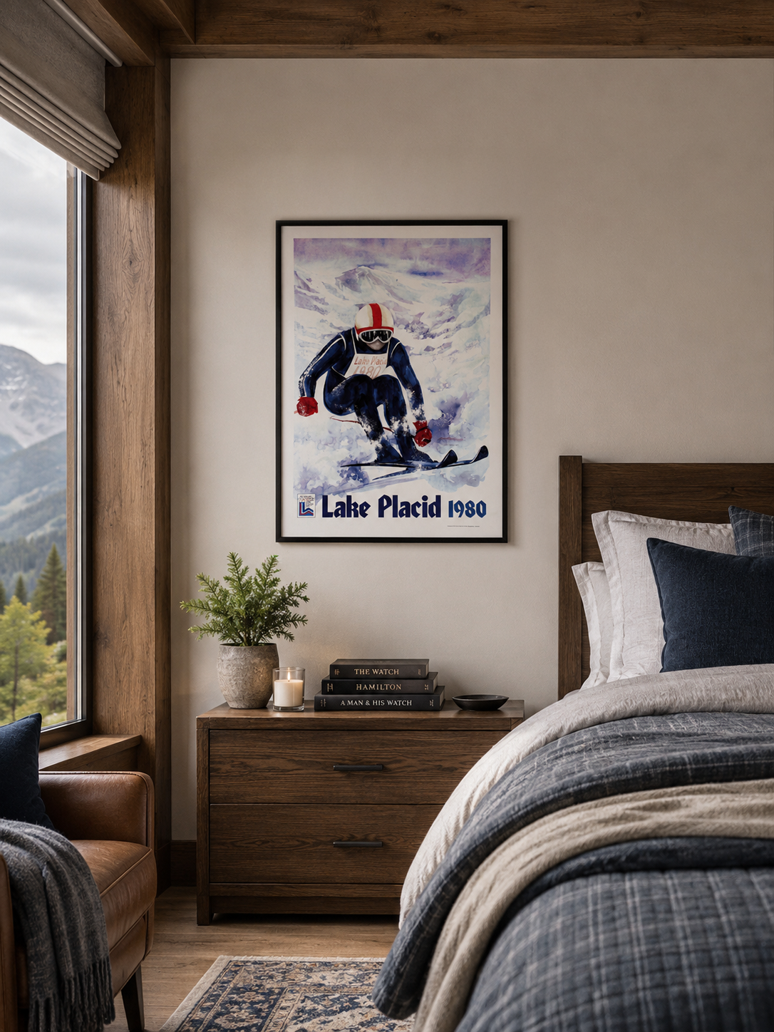 Lake Placid 1980 -  Skier Text