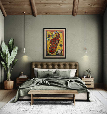 Madagascar Map - Tranchant