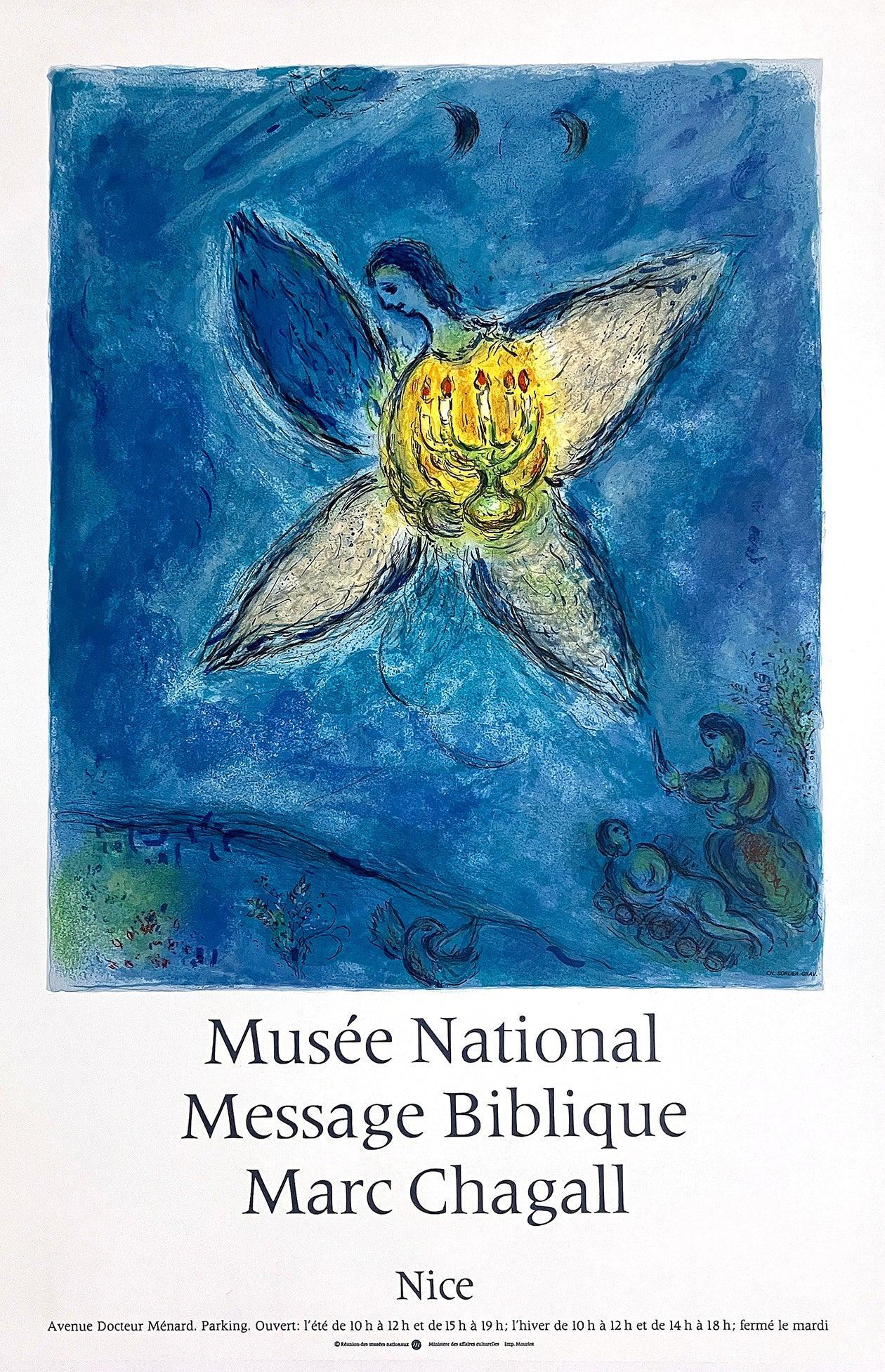 Original Vintage Muse'e National Message Biblique - Chagall Poster