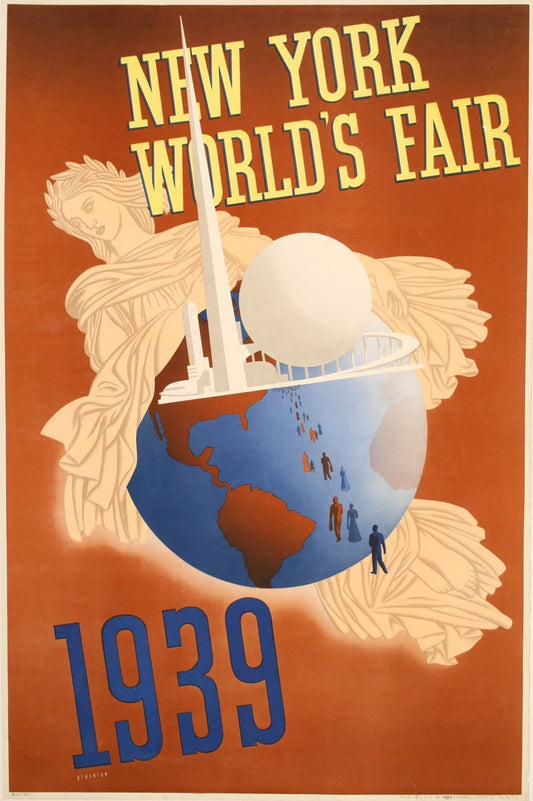 Original 1939 New York World's Fair Poster by John Atherton