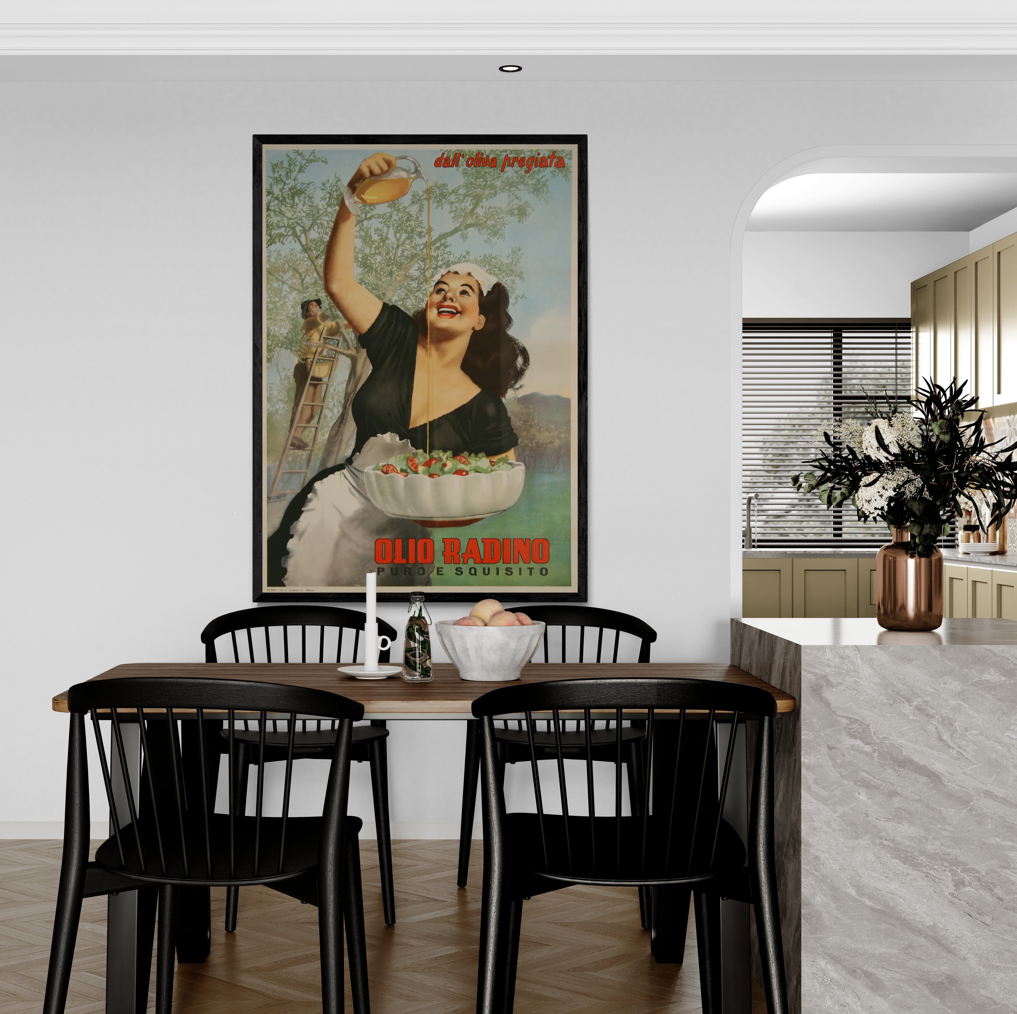 Original Poster Olio Radino by Gino Boccasile c1950