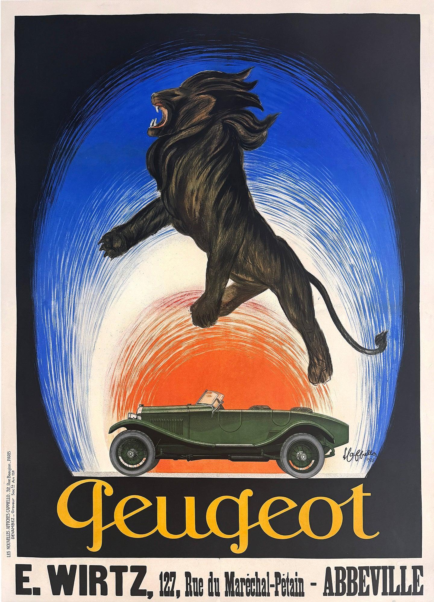 Peugeot Lion - Cappiello