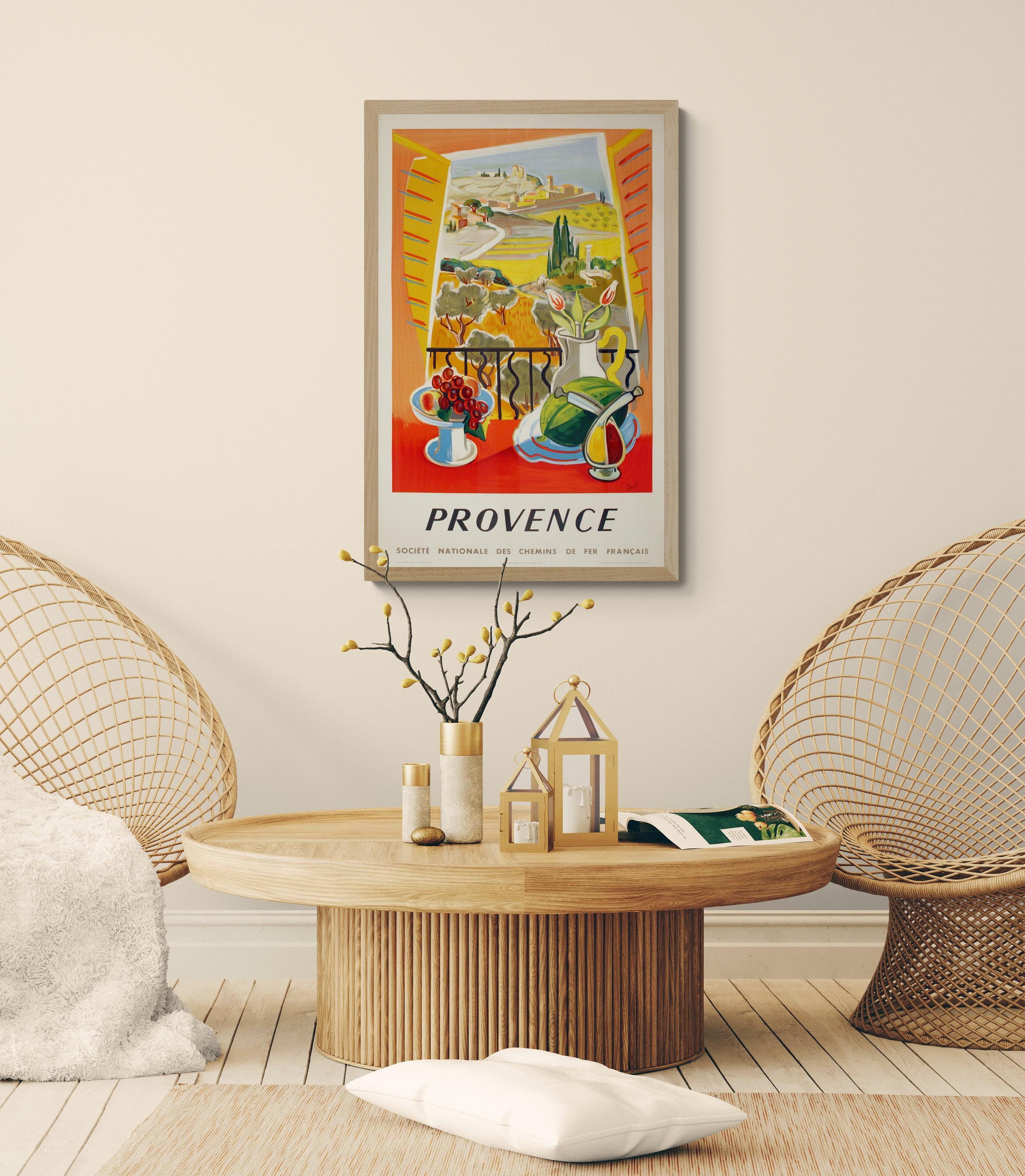 Original French Poster 1945 by Jal - Provence SNCF