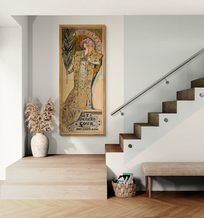 Sarah Bernhardt American Tour - Mucha