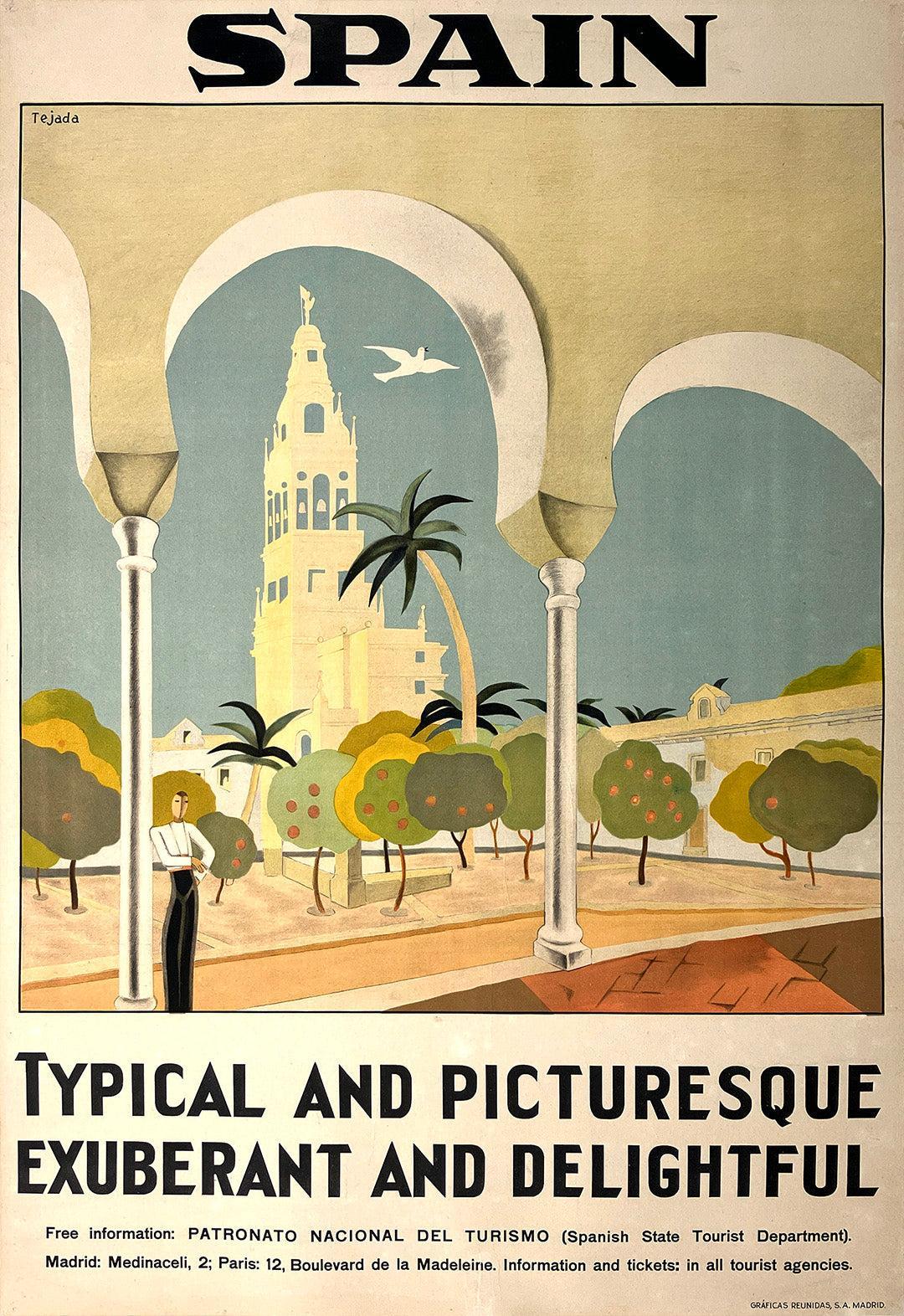 Original Vintage Spain - Typical and Picturesque by Tejada 