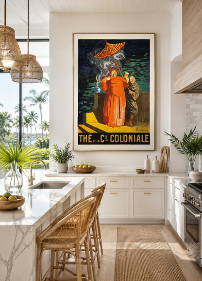The' de la Cie Coloniale - Cappiello
