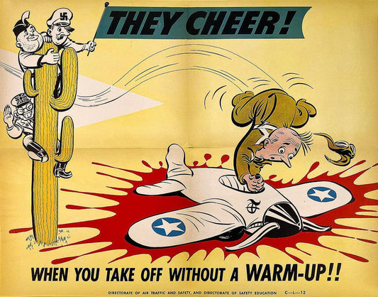 They Cheer - When You Take Off Without A Warm-Up