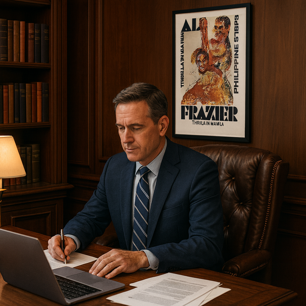 Thrilla in Manila - Leroy Neiman