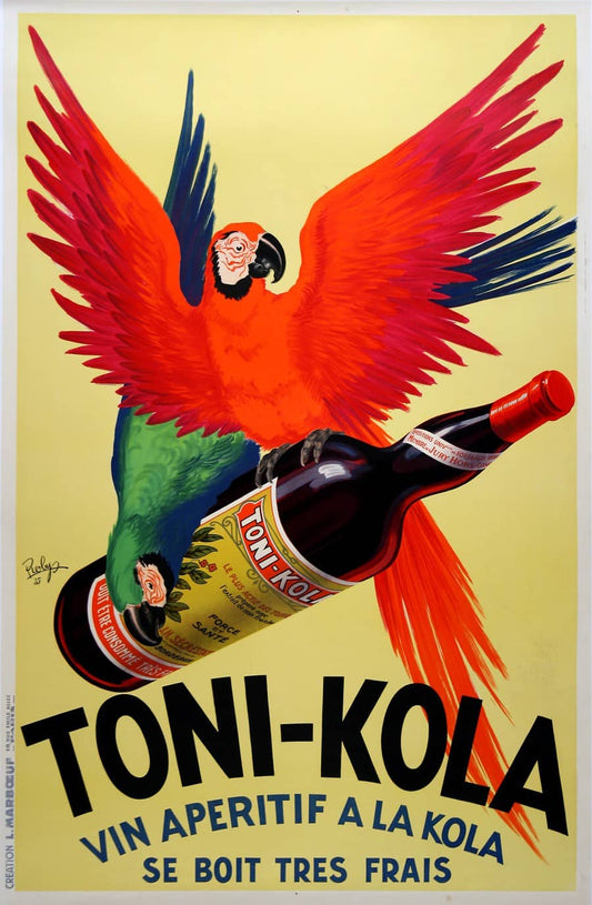 Toni Kola by Robys 1935 Original Vintage Poster